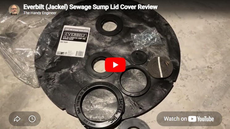 Everbilt/Jackel Sewage Sump Lid Cover Review